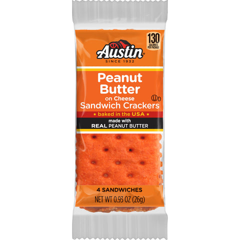 Cracker Sandwich Peanut Butter On Cheese