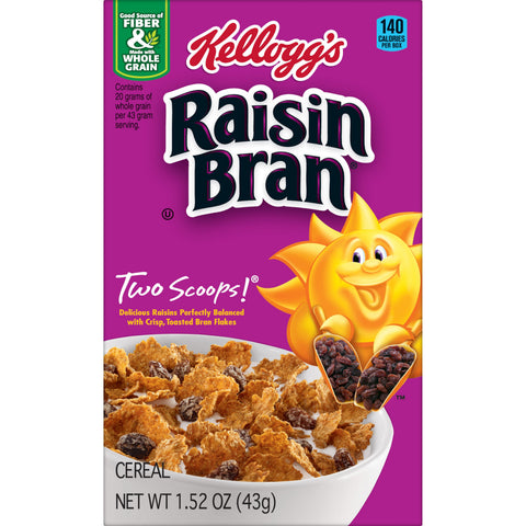 Kellogg's® CEREAL RAISIN BRAN® INDIVIDUAL BOX
