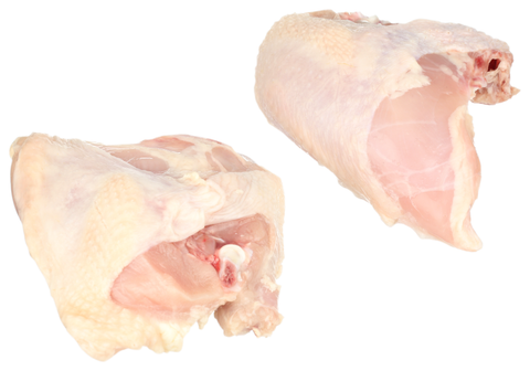 Tyson Individual Quick Frozen Halves Chicken Breast, 8.2 Ounce -- 36 per case.