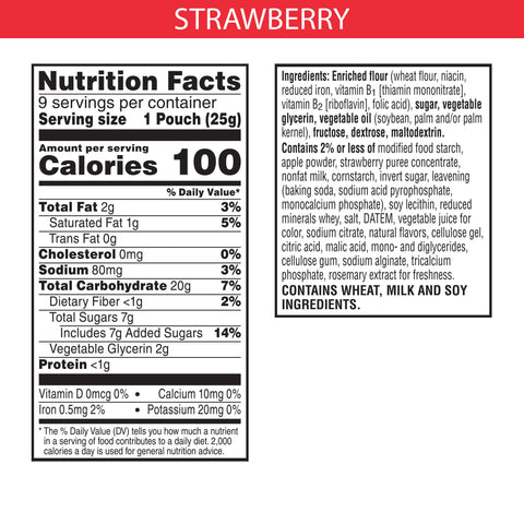 Special K Strawberry Fruit Crisp Bar, 0.88 Ounce -- 81 per case.