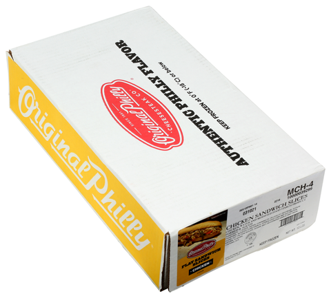 Original Philly Marinated Chicken Sandwich Slices, 4 Ounce -- 40 per case.
