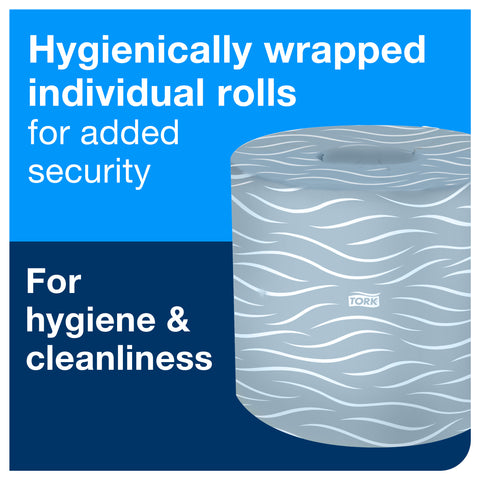 Tork Premium TISSUE BATH PREMIUM WHITE 2-PLY 4X4.35