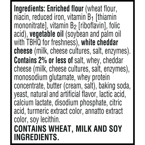 Snack Cracker Cheez-it® White Cheddar
