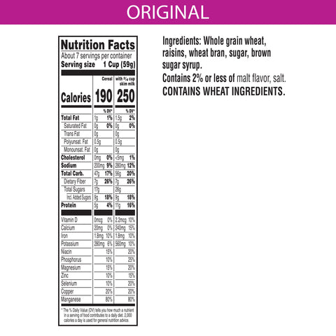 Cereal Raisin Bran