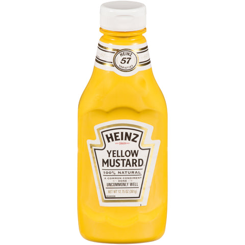 Heinz Classic Yellow Mustard, 12.75 Ounce -- 16 per case.