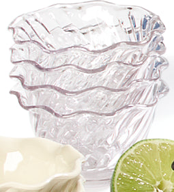 Dish Dessert Tulip San Plastic Clear 5 Oz