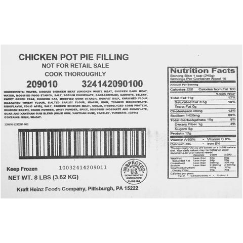 Chicken Pot Pie Filling 209060/78004667
