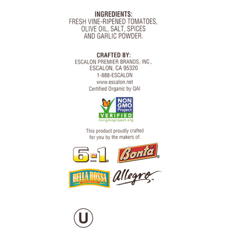Christina’s™ Certified Organic SAUCE PIZZA OLIVE OIL 78002589