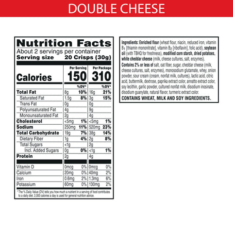 Cracker Snapped Double Cheese