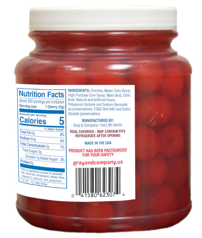 Silver Source™ CHERRIES MARASCHINO LARGE W/ STEM