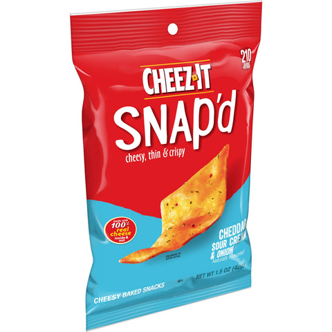 Kelloggs Cheez It Cheddar Sour Cream and Onion Cracker, 1.5 Ounce -- 36 per case.