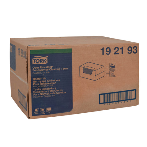 Tork Red Foodservice Cloth, 13 x 24 inch -- 150 per case