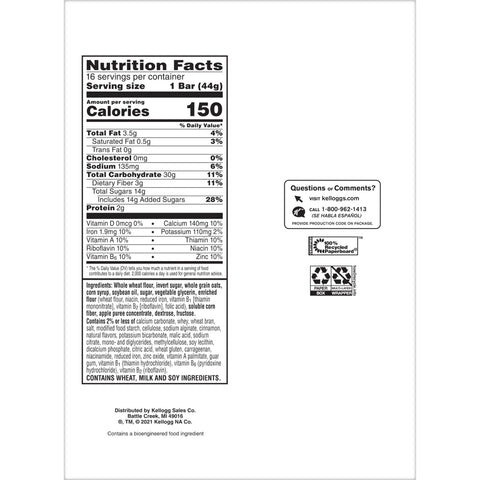 Cereal Bar Nutri-grain® Apple Cinnamon