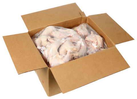 Tyson All Natural Individually Frozen Ice Glazed Quartered Chicken, 9.5 Ounce -- 60 per case.