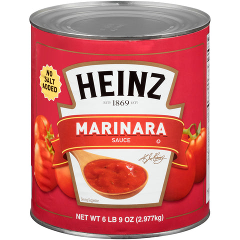 Heinz No Salt Added Marinara Sauce, 105 Ounce -- 6 per case.