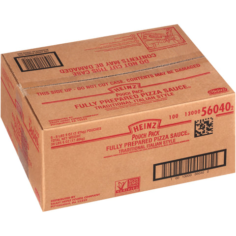 Sauce Pizza Fully Prepared Italian Style Pouch Pack 560400