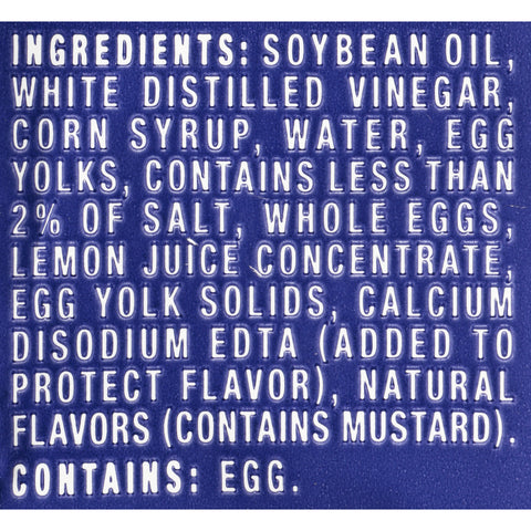 Mayonnaise Single Serve Packet 531400/78000705