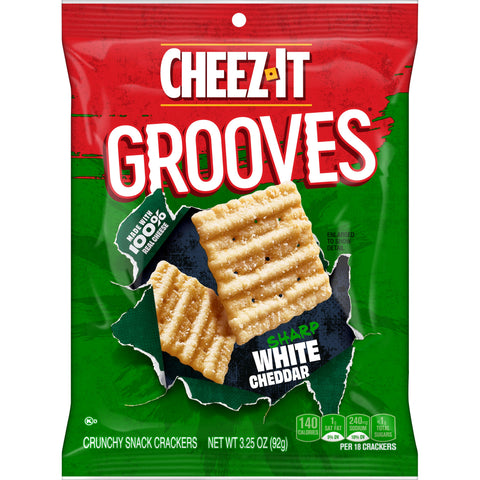Cracker Grooves Sharp White Cheddar