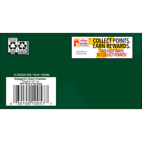 Keebler Club Original Cracker, 13.7 Ounce -- 12 per case.