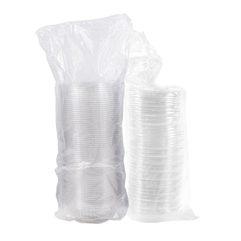 PresentaBowls® BOWL PLASTIC CLEAR W/ DOME LID 12 OZ