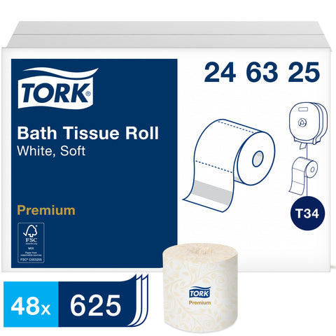 Toilet Tissue White 2-ply 3.8x4.9