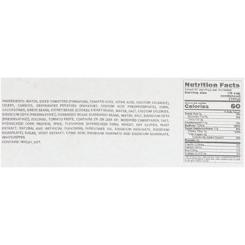Chef Francisco® SOUP VEGETARIAN VEGETABLE 78001228
