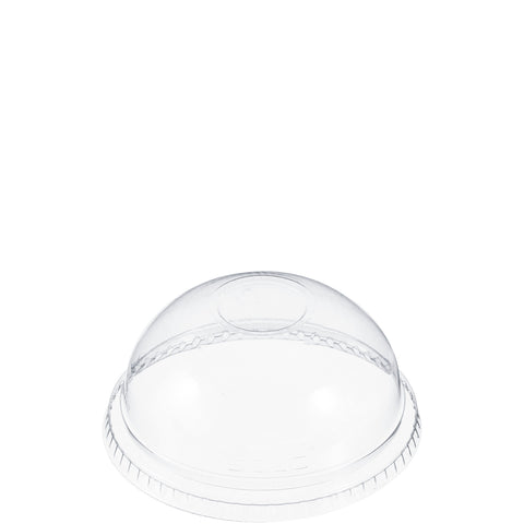 Lid Dome Plastic Clear No Hole Fits Cup 9-20 Oz