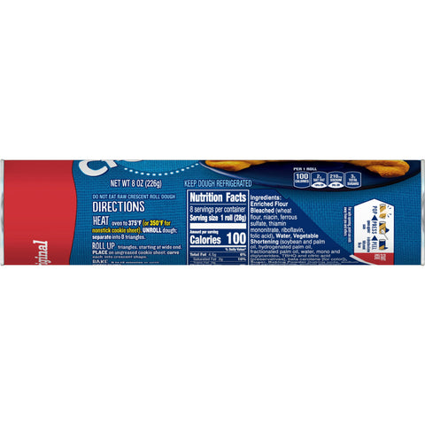 General Mills Pillsbury Crescent Roll, 8 Ounce -- 12 per case.