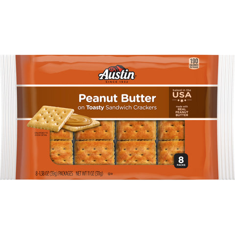 Cracker Peanut Butter Sandwich Square Ss Sleeve