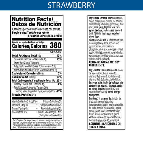 Kellogg's® SNACK PASTRY POPTART STRAWBERRY