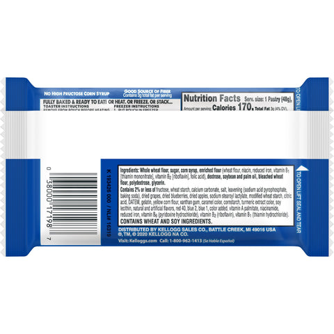 Pastry Pop-tarts® Made W/ Whole Grain Frosted Blueberry