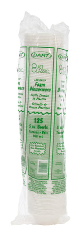 Dart Quiet Classic® BOWL FOAM LAMINATED WHITE 5-6 OZ