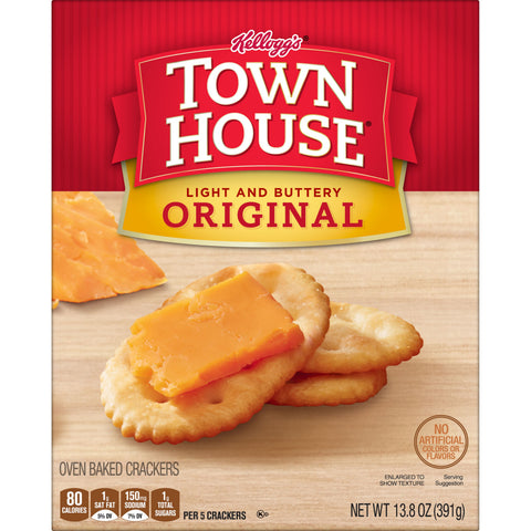 Keebler Town House Original Cracker, 13.8 Ounce -- 12 per case.