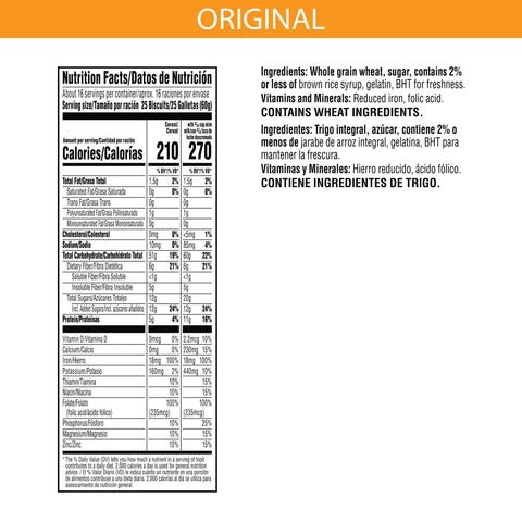 Cereal Frosted Mini Wheats Bite Size