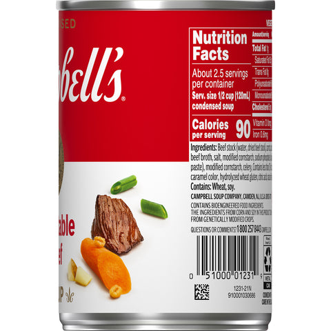CAMP CAMPBELL VEGETABLE BEEF  48/10+Z