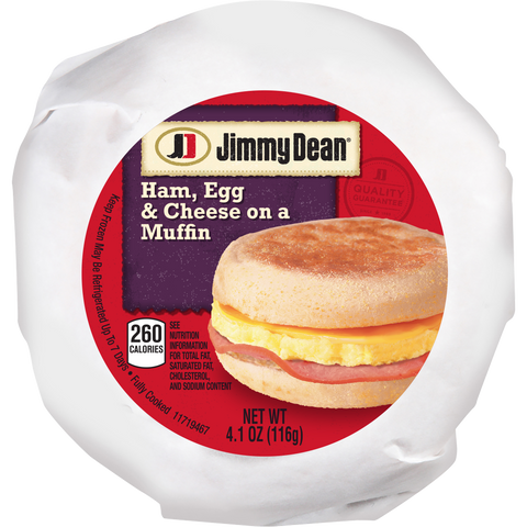Sandwich Muffin Ham Egg & Cheese Iw