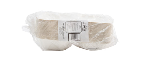 Solo Ivory Bagasse Hinged Container, 9.1 x 6.1 x 3.0 inch -- 200 per case