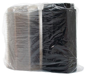 Creative Carryouts® CONTAINER PLASTIC OCTAVIEW HINGED BLACK/CLEAR 9