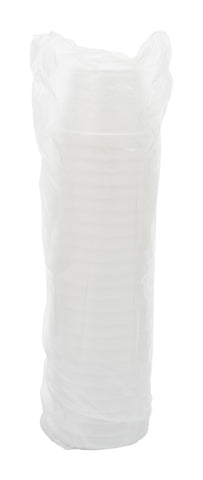 Dart J Cup Expanded Polystyrene Foam White Heavy Duty Insulated Squat Food Container, 16 Ounce -- 500 per case