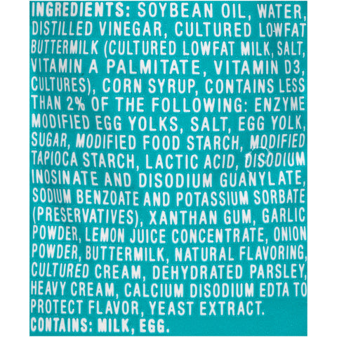 Dressing Ranch Single Serve Packet 534500