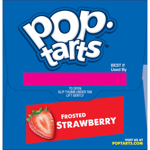 Kelloggs Frosted Strawberry Pop Tarts, 13.5 Ounce -- 12 per case