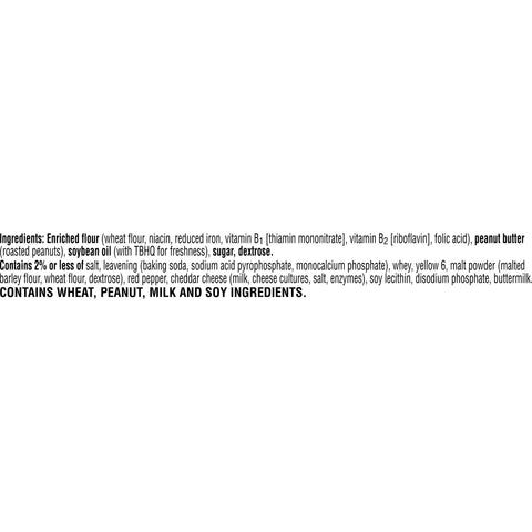 Keebler® CRACKER CHEESE & PEANUT BUTTER SANDWICH