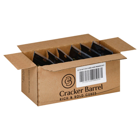 Cracker Barrel CHEESE SNACKING CUBES AGED RESERVE CHEDDAR