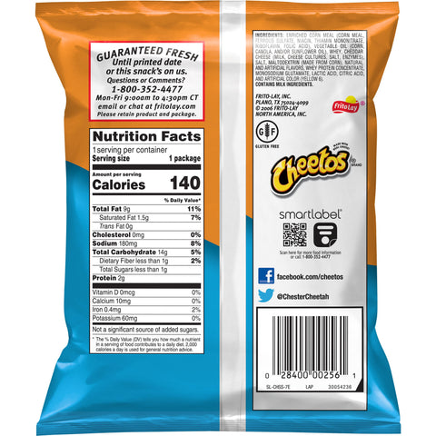Snack Cheese Puff Cheddar
