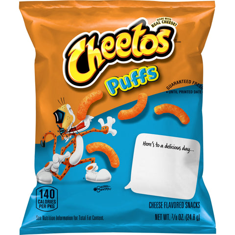 Snack Cheese Puff Cheddar