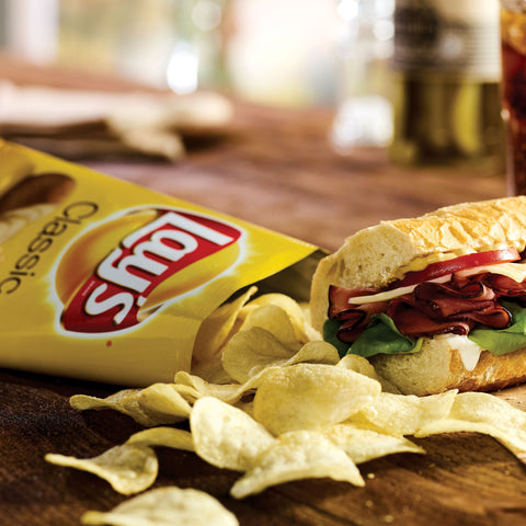 Lays Regular Potato Chips, 1.5 Ounce - 64 per pack.