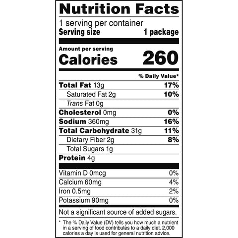 Tortilla Chip Nacho Cheese Large Single Serve