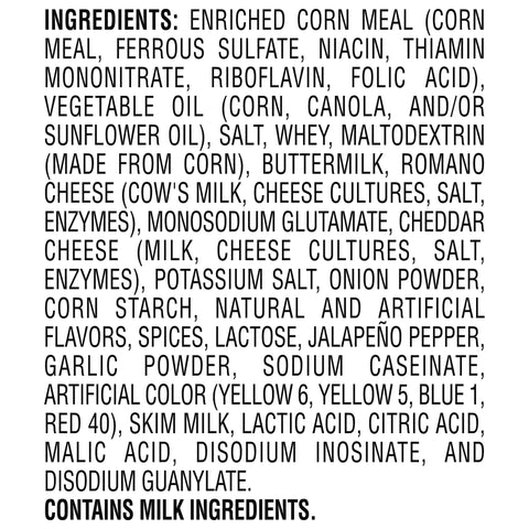 Cheetos Cheddar Jalapeno Crunchy Cheese Snacks, 2 Ounce -- 64 per case.