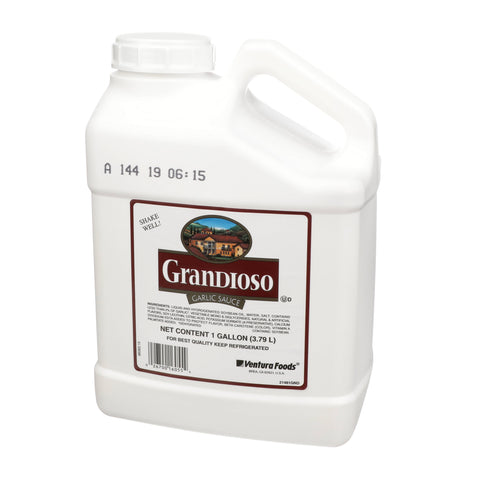 Grandioso Liquid Garlic Sauce, 8.5 Pound Jug -- 4 per case.