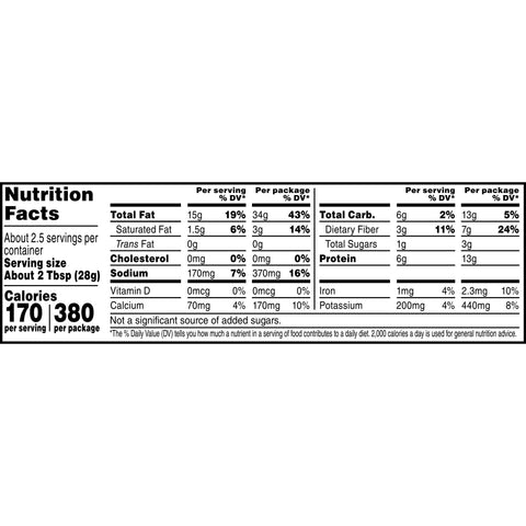 Nut Harvest Lightly Roasted Almond, 2.25 Ounce -- 48 per case.